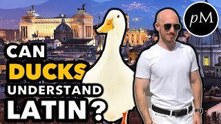 Speaking Latin to Ducks in Rome 🦆 🇮🇹 April Fools Day 2022 [upl. by Niliram]