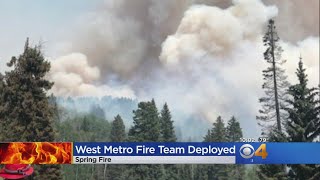 Metro Area Firefighters Continue To Help With Spring Fire [upl. by Floridia]