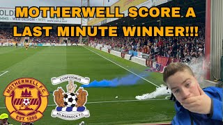 Motherwell Score A Last Minute Winner Against Kilmarnock  MATCHDAY Vlog [upl. by Atekahs]