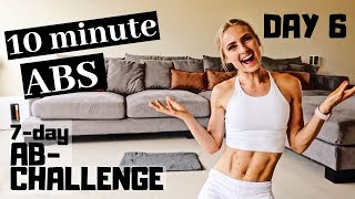 DAY 6  10 MINUTE AB WORKOUT Pernillas 7day ABChallenge [upl. by Tina]