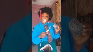 Toothbrush or iron brush 🤣🤣 funnyvideos shorts subscribe 🙏 [upl. by Geraud672]