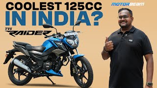 TVS Raider  The Coolest 125cc Motorcycle In India  MotorBeam [upl. by Alfeus]