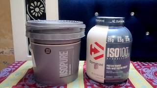 Nature Best Isopure vs Dymatize Iso100 [upl. by Suivatco423]