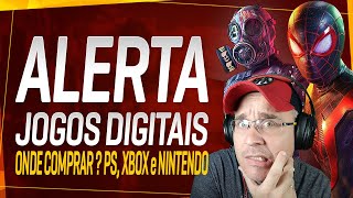 ALERTA ONDE COMPRAR JOGOS DIGITAIS PS XBOX e NINTENDO [upl. by Eustace]