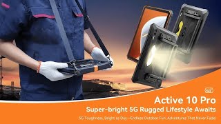 30000mAh Battery Meet Blackview Active 10 Pro Tablet [upl. by Gasser796]