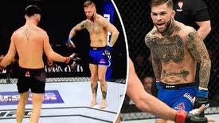 Cody Garbrandt dancing vs Dominick Cruz UFC 207 title fight [upl. by Alram]