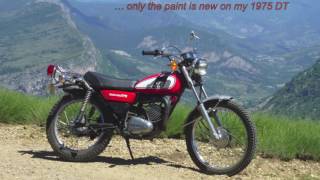 1975 Yamaha DT 175 on and off road [upl. by Ettenad]