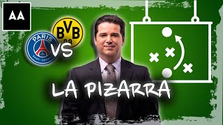 ¡LA PIZARRA ⚽️ PSG 01 Borussia Dortmund  Análisis táctico  Andrés Agulla [upl. by Semajwerdna]