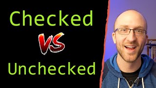 Checked vs Unchecked Exceptions in Java Tutorial  Whats The Difference [upl. by Willing]