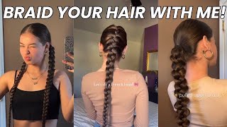 Braided Hairstyle Tutorials  Dutch Braid French Braid Fishtail Braid Tutorials amp more [upl. by Fawne521]