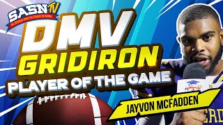 DMV Gridiron Interviews Offensive Lineman Jayvon Mcfadden [upl. by Aerdnahs]