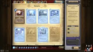 Hearthstone Basics Tutorial How to get cards disenchant and create them [upl. by Wane]