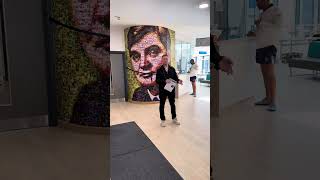 Aneurin Bevan Tredegar hospital art unveiling Nathan Wyburn [upl. by Adiahs]