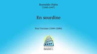 En Sourdine  Reynaldo Hahn [upl. by Eleanora]