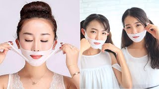 Double Chin Lifting Treatment V Line Mask 4 Sheets [upl. by Aikrehs105]