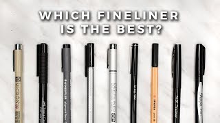 Which Fineliner is the Best  STATIONERY SHOWDOWN [upl. by Nodla331]