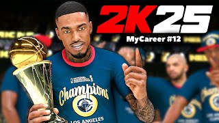 NBA 2k25 MyCareer 12  Scoring 100 Points In The NBA Finals Elimination Game [upl. by Teteak748]