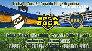 Platense vs Boca  Fecha 1  Zona B  Copa de la liga Argentina  AM 810 [upl. by Ermentrude]