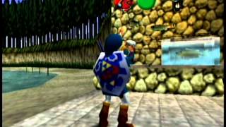 The Legend of Zelda Ocarina of Time  Getting the Sinking Lure  Full HDwmv [upl. by Leschen]