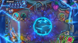 New diamond legendary card animation Algalon the Observer Titans Hearthstone [upl. by Toille947]