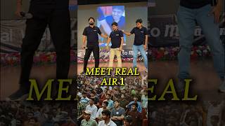 Real AIR 1 Mass Entry 🔥Standing Ovation By Huge Crowd ❤️ NEET Motivation shorts esaral neet [upl. by Nolyk975]