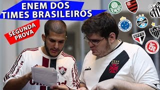 ENEM 2018 DOS TIMES  SEGUNDA PROVA [upl. by Ravilob]