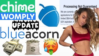 BLUEACORN RESPONDS CHIMEDAVE BANK PPPSBA LOAN UPDATEWOMPLY DEPOSIT REJECTED APPROVEDDENIED [upl. by Siesser]