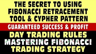 SECRET to using Fibonacci Retracement Tool amp CYPHER PATTERN Mastering Fibonacci Trading Strategy [upl. by Hannavahs594]