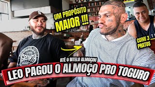 LÉO STRONDA PAGOU O ALMOÇO DO TOGURO E DE TODOS NA MESA  BITELO COMEU 3 PRATOS [upl. by Ateerys229]