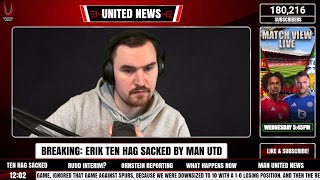 Owen calls Flex for his immediate reaction to Ten Hag news [upl. by Etnuad]