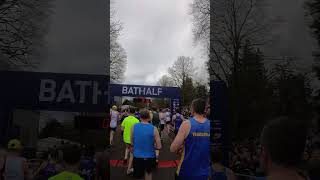 Runners view  Start of the Bath Half Marathon 2024 halfmarathon run runner [upl. by Ng554]