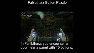 Skyrim Shots  Fahlbtharz button Puzzle [upl. by Lauber957]