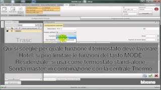 BTicino Hotel  Tutorial  Come configurare il termostato H4691 7 [upl. by Anilatsyrc]