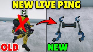 NEW GENIUS Trick to LIVE PING ANY ATTACKER in Rainbow Six Siege [upl. by Tallu]