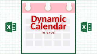 Dynamic Calendar in Excel‼️ excel [upl. by Tutt]