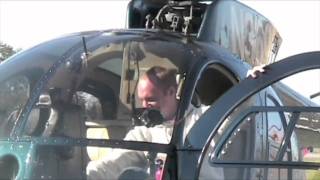 Startup amp Takeoff of an Turbine MD500 Hughes 369C Helicopter [upl. by Eldnek]