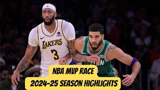 NBA MVP Race 2024 25 Season Highlights NBA2024 MVPRace Basketball SportsNews athletespotlight [upl. by Seigel]