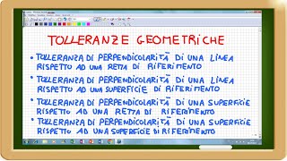 tolleranze geometriche perpendicolarità linea superficie superficie linea e superficie superficie [upl. by Nahttam]