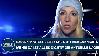 BAUERNPROTESTE IN DEUTSCHLAND quotDie Landwirte kochen Da ist alles dichtquot Die aktuelle Lage [upl. by Infield]