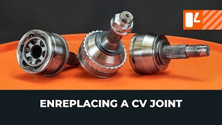 How to replace CV joint AUTODOC TUTORIAL [upl. by Ahsykal]