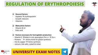 Regulation of Erythropoiesis  Blood Physiology [upl. by Bundy94]