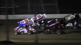 Thunderbird Speedway Muskogee OK OCRS Sprint Car A Feature 9242021 [upl. by Inglis]