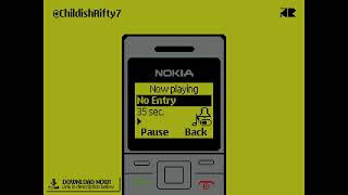 Nokia ringtone  No Entry  ChildishRifty7 Retrolane ORIGINAL [upl. by Sgninnej645]