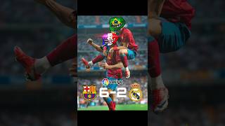 Barcelona vs Real Madrid 62 😂 edit football barcelona realmadrid reels shorts [upl. by Sinclair]