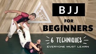 Brazilian JiuJitsu for Beginners The First 6 BJJ Techniques Everyone MUST Learn with the Gracies [upl. by Hayalat]