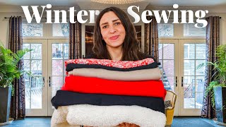 Everything I’m Sewing for a Cozy Winter Wardrobe [upl. by Ellebanna481]