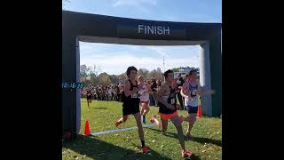 2024 IHSA Sectionals XC at Olney  Boys Finish [upl. by Zullo]