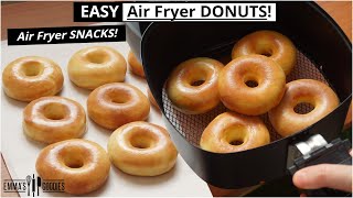 EASY Air Fryer DONUTS Better than Krispy Kreme 🔥 The Best Glazed Air Fryer Donuts Recipe [upl. by Wilkins]