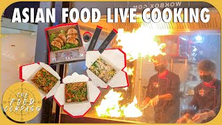 LIVE COOKING ASIAN FOOD  WOK BOX FUJAIRAH UAE [upl. by Greenland721]