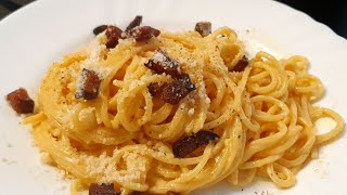 CARBONARA GOURMET CON UOVA PASTORIZZATE A 70 GRADI CON BIMBY TM6 [upl. by Eiramyllek]